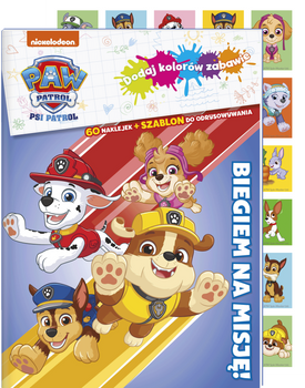 Biegiem na misję. Psi Patrol. Dodaj kolorów zabawie