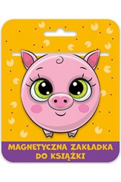 Zakładka magnetyczna kulka Świnka