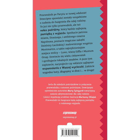 Paryż dla młodych podróżników przewodnik do bazgrania 2024