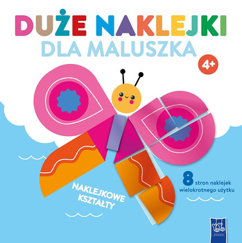 Duże naklejki dla maluszka. Motylek 4+