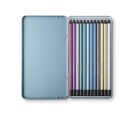 Kredki ołówkowe metallic Printworks 12 kolorów