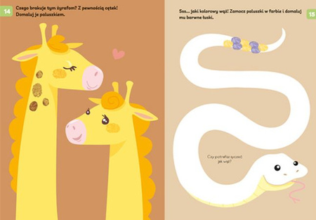 Zwierzęta. Paluszkowe malowanie