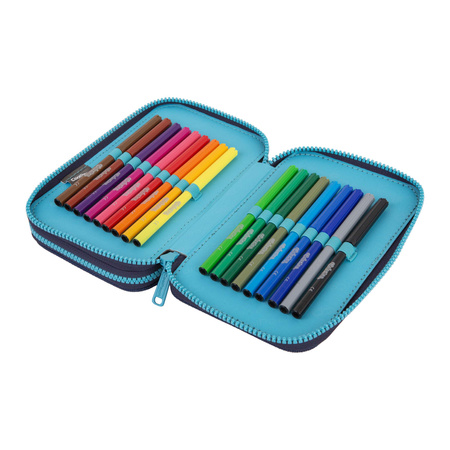 Piórnik podwójny z wyposażeniem Coolpack Jumper 2 Mrs Unicorn