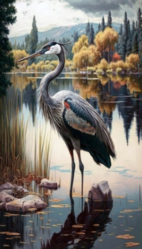 Diamentowa Mozaika Ptaki Żuraw NO-2002219