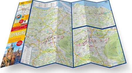 Edynburg map&guide laminat 2025