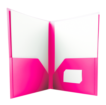 Skoroszyt A4 PP różowy