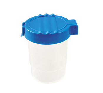 Kubek na wodę zamykany niebieski