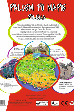 Gra Palcem po mapie Polska