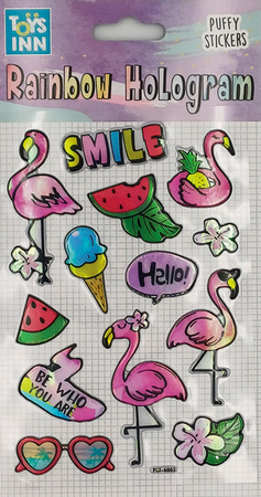Naklejki Rainbow Hologram ToysInn Smile