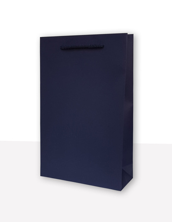 Torebki prezentowe jednobarwna T2 granatowa 10 sztuk
