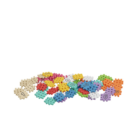 Klocki konstrukcyjne Wafle mini edu Kostki Matematyczne 60 elementów