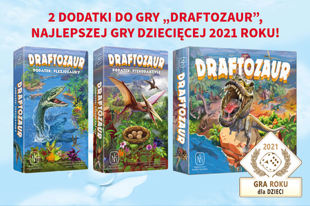 Dodatki do gry Draftozaur: Pterodaktyle, Plezjozaury