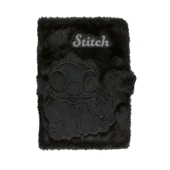 Notes A5 80k. Disney Fluffy Stitch black