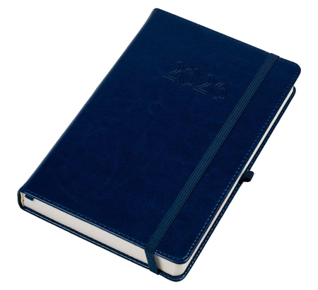 Kalendarz 2026 Jazz A5 dzienny granatowy