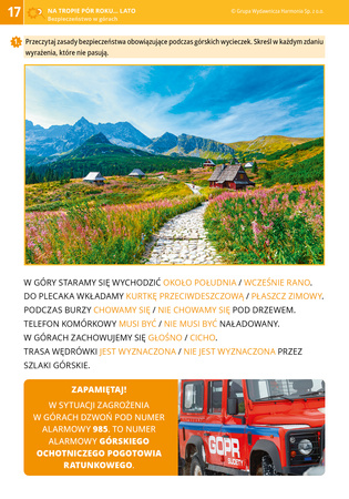 Na tropie pór roku Lato materiały dla uczniów z niepełnosprawnością intelektualną