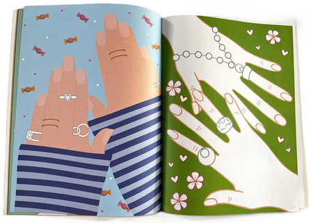 Paznokcie i biżuteria. Diamenciki i naklejki