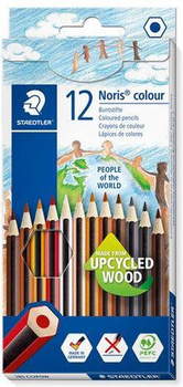 Kredki sześciokątne Noris colour 12 kolorów Staedtler