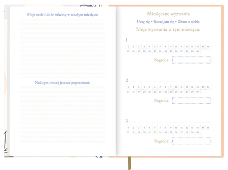 Kalendarz 2025/2026 A5 Szkolny liść