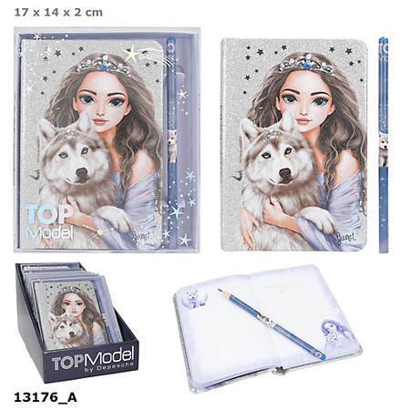 Notes z ołówkiem Top Model Wolf 13176A