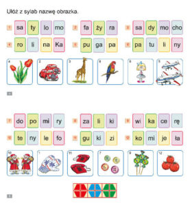 PUS Od gwiazdki do bajki część Zabawy i ćwiczenia sylabowe do nauki czytania i pisania 4