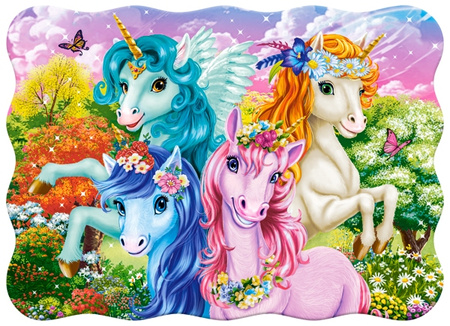 Puzzle 30 Cute Unicorns Selfie B-03822-1