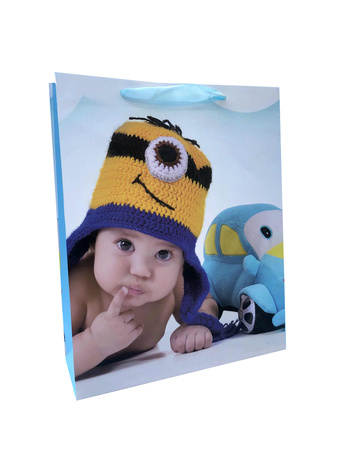 Torebki prezentowe narodziny dziecka JP1021C 12 sztuk