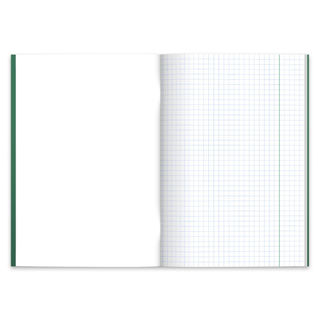 Paczka zeszyt A5 Eco PP Ocean Colors 32k kratka mix kolorów 10 szt.