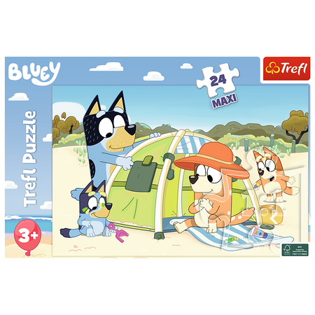 Puzzle 24 Maxi  Wspaniały dzień Bluey 14357