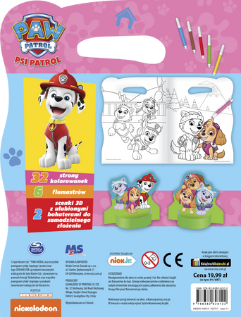 Przyjaźń na 4 łapy. Psi Patrol. Superkolory