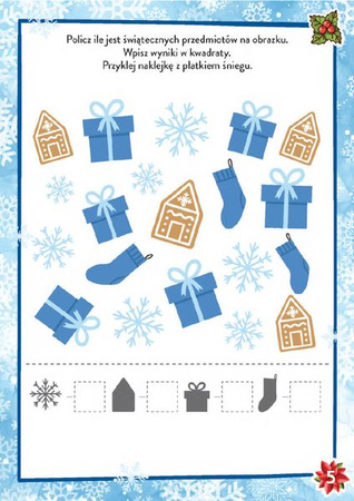 Zima. Lubię kolorować