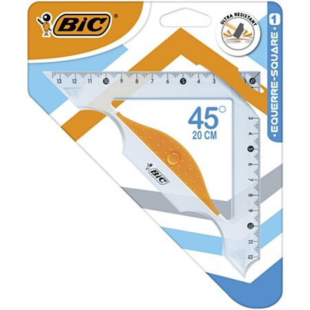 Ekierka BIC Square 45/20cm blister