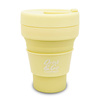 Kubek silikonowy 355 ml pastelowy powder yellow