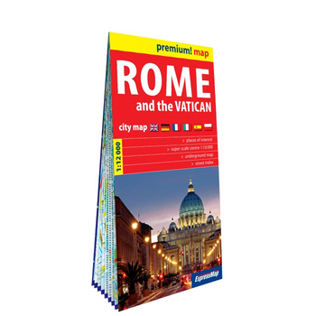 Rome and the Vaticancity map 1:12 000 karton 2023