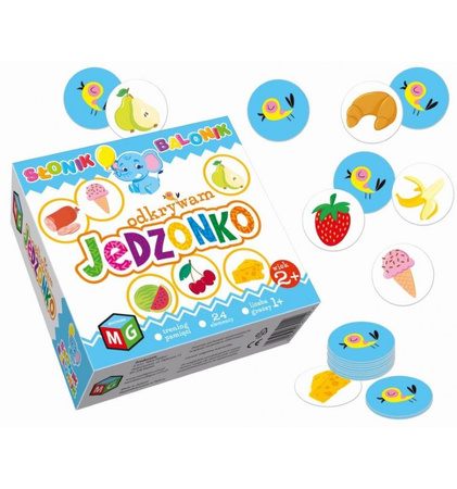 Gra Odkrywam jedzonko Słonik Balonik
