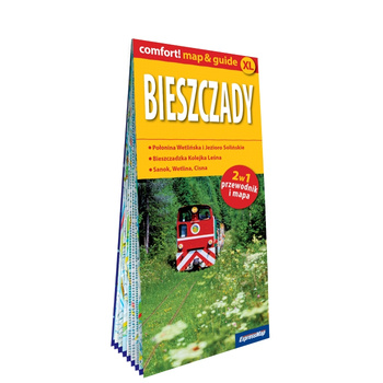 Bieszczady map&guide XL PL laminat 2025