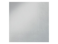 Serwetki jednokolorowe srebrne 33x33 SDL552407