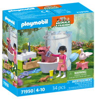 Playmobil Zwierzęta w kąpieli 71950