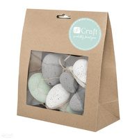 Zawieszki jajka miętowe neutralne 20 szt.