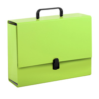 Teczka z rączką A4 10 cm Penmate jasnozielona