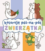 Zwierzątka. Koloruję pół na pół