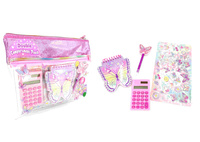 Zestaw z kalkulatorem w saszetce Motylki