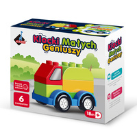 Klocki małych geniuszy Autko 6 elementów