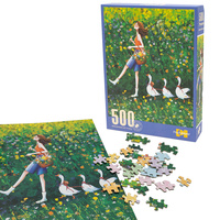 Puzzle 500 Dziewczyna z gąskami