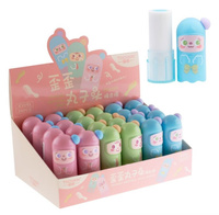 Display Gumka do ołówka w obudowie Baby Face 24 szt.