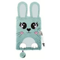 Pamiętnik A5 Włochacz z kłódką 3D Rabbit 96k.