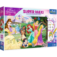 Puzzle 24 SUPER MAXI Wesołe Księżniczki 41008