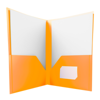 Skoroszyt A4 PP pomarańczowy