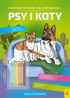 Psy i koty. Fantastyczne kolorowanki
