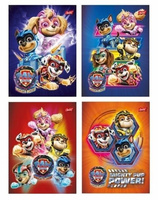 Paczka Zeszyt A5 16k. kratka laminowany Psi Patrol 15 szt.