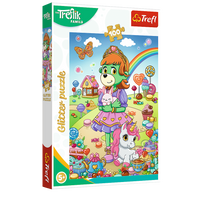 Puzzle 100 Glitter Brokatowe Trefliki 14833